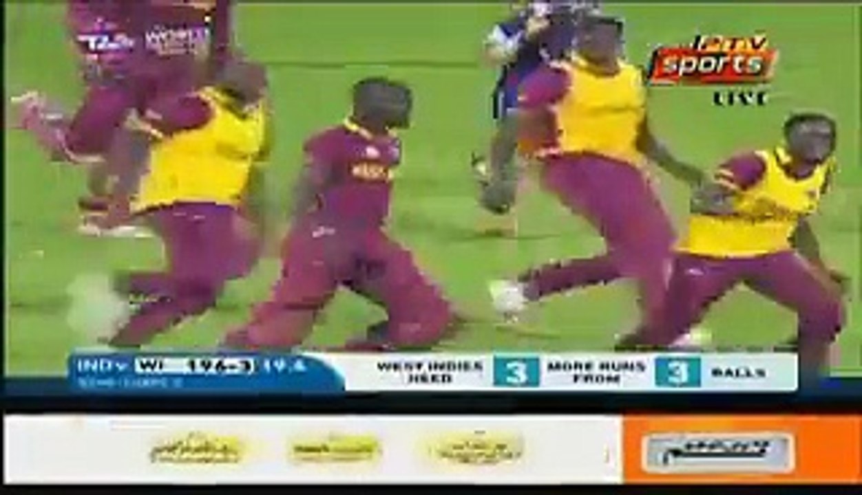 West Indies celebrates win over India in Semi Final