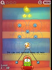 Cut The Rope Experiments HD Free iOS Gameplay