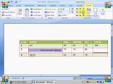 Word 2007 - Table - Part 2 Urdu Tutorial by Irfan Wazir Ali