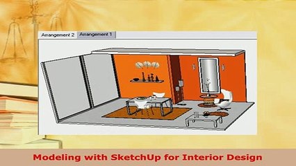 PDF  Modeling with SketchUp for Interior Design Ebook