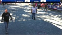 Bartoli tir au but contre Weibel en tête-à-tête - Gap 2015