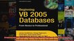 Beginning VB 2005 Databases From Novice to Professional Beginning From Novice to