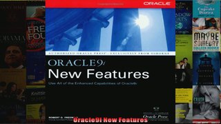 Oracle9i New Features