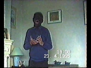 eric impersonating al jolson. 1995 when i was 60 years of age.