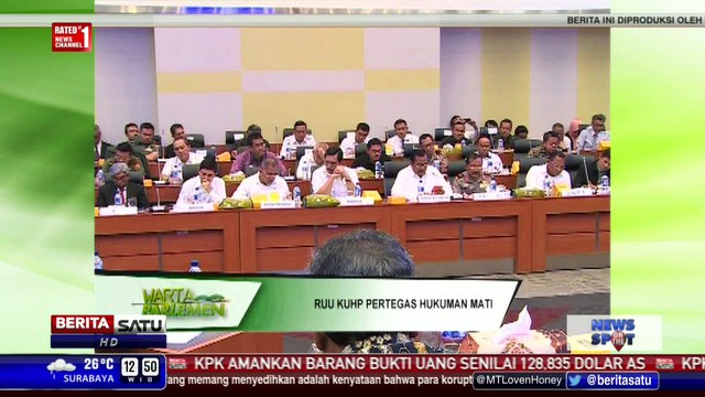DPR Bahas Revisi RUU KUHP Hukuman Mati