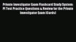 Download Private Investigator Exam Flashcard Study System: PI Test Practice Questions & Review