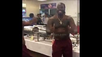 West Indies Players partying it out after they qualify for the Finals of WCT20