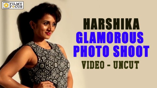Harshika Poonacha Glamorous Photo Shoot Video : Exclusive - Filmyfocus.com