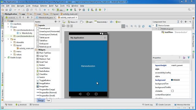 Android App Development for Beginners - 11 - Designing the User Interface