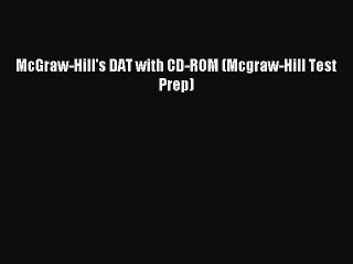 Read McGraw-Hill's DAT with CD-ROM (Mcgraw-Hill Test Prep) Ebook Free