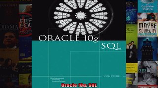 Oracle 10g SQL