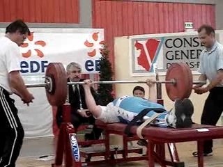 Carl Boussemaere à 131 Kg (France 2007)