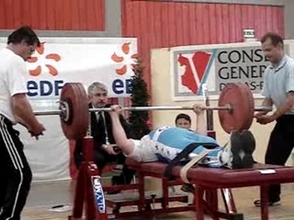 Carl Boussemaere à 131 Kg (France 2007)