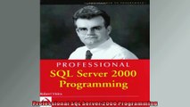 Professional SQL Server 2000 Programming