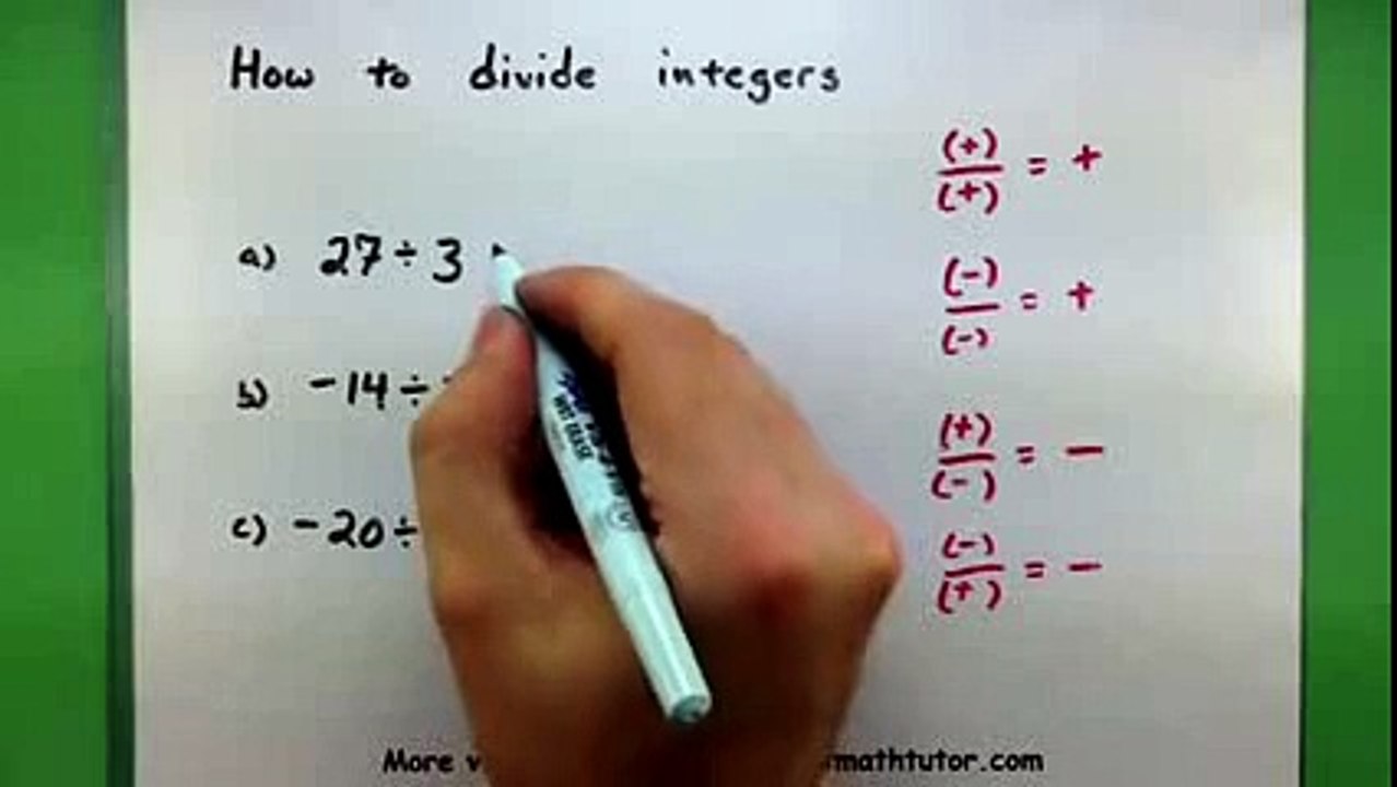 How to divide integers