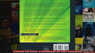 Student Services A Handbook for the Profession