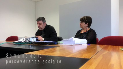 Ouverture de la semaine persévérance scolaire