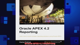 Oracle APEX 42 Reporting