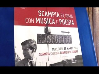 Napoli - L'Auditorium Scampia intitolato a Fabrizio de André (29.03.16)