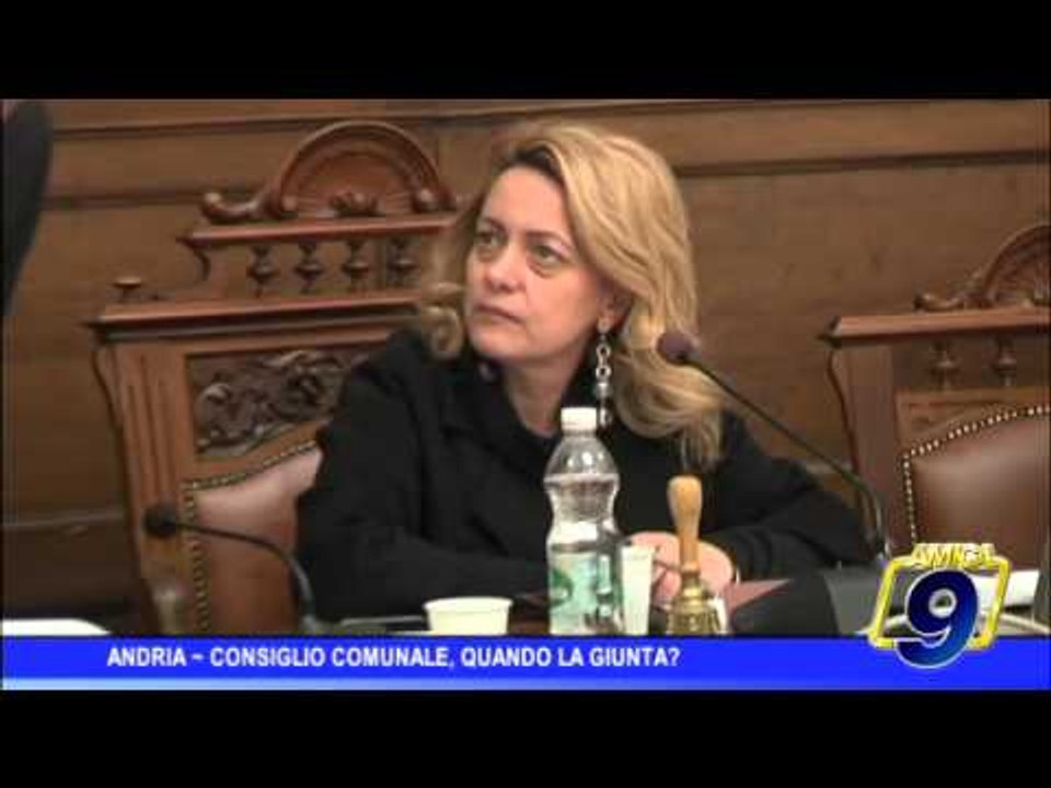 Andria |  Consiglio Comunale, quando la Giunta?