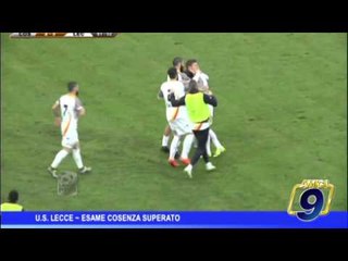US Lecce |  Esame con il Cosenza superato