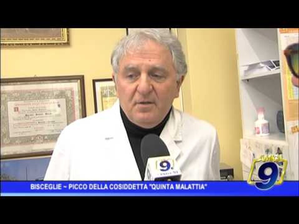 Bisceglie |  Picco della cosiddetta "quinta malattia"