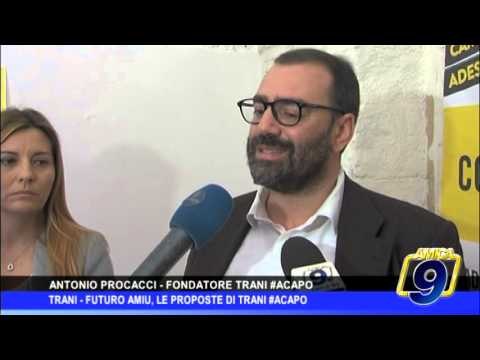 Trani | Futuro Amiu, le proposte di Trani A#capo