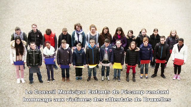 Le CME de Fécamp rend hommage aux victimes des attentats de Bruxelles