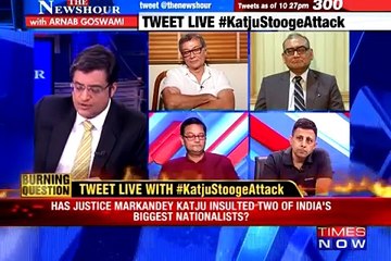 Netaji - Japanese Agent  Should Justice Katju   The News Hour Debate 15