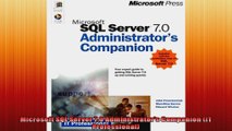Microsoft SQL Server 70 Administrators Companion IT Professional