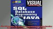 Visual Developer SQL Database Programming with Java Creating Fast Efficient Database