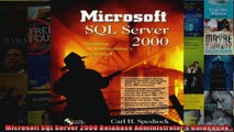 Microsoft SQL Server 2000 Database Administrators Guidebook