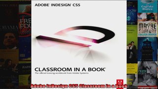 Adobe InDesign CS5 Classroom in a Book
