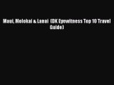 PDF Maui Molokai & Lanai  (DK Eyewitness Top 10 Travel Guide)  Read Online