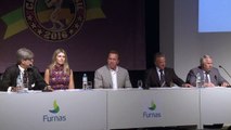 Schwarzenegger: ‘vocês vão ter grandes Jogos’