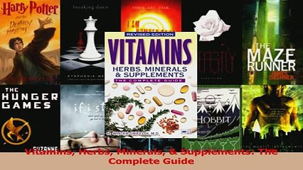 PDF  Vitamins Herbs Minerals  Supplements The Complete Guide Read Full Ebook
