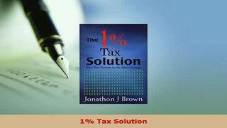 Download  1 Tax Solution Read Online