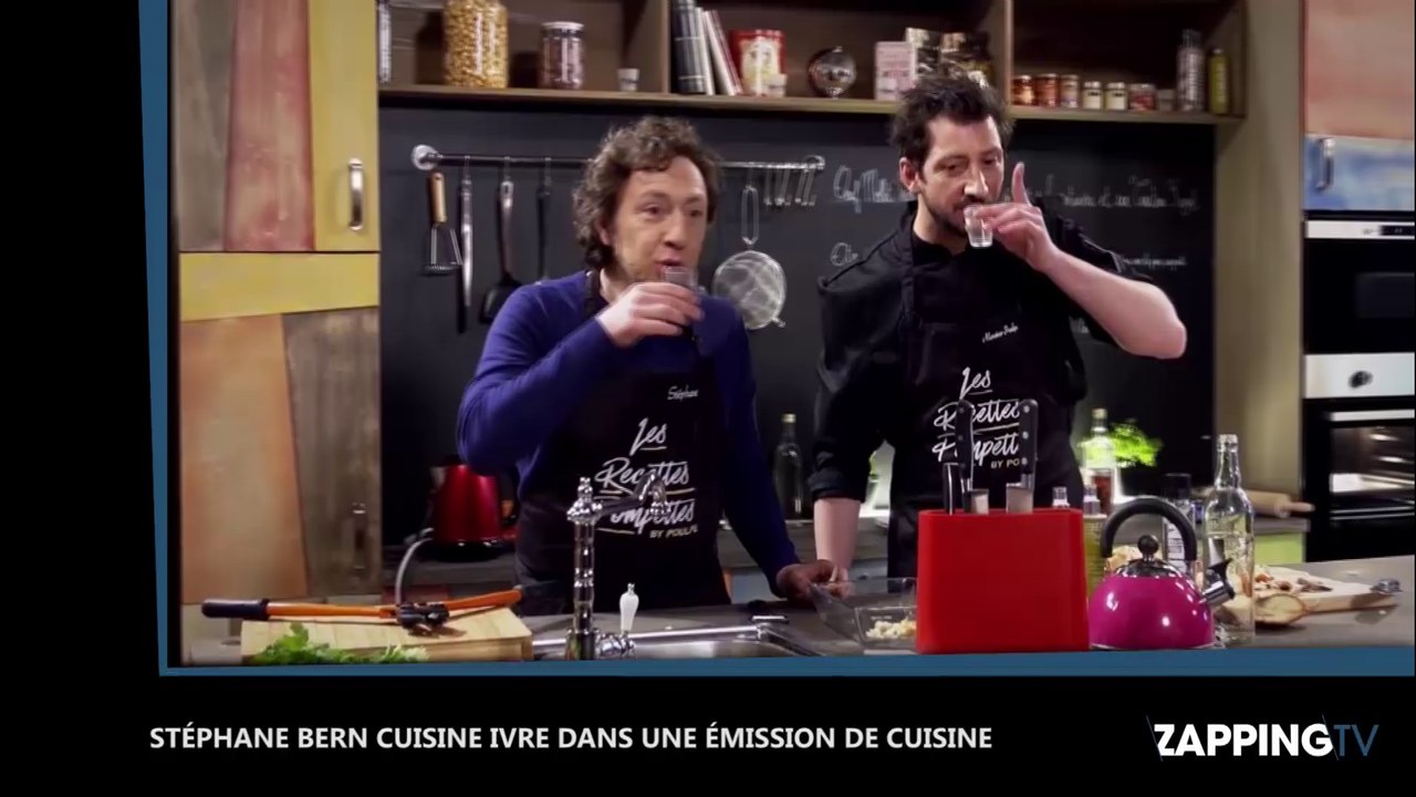 Stéphane Bern complètement ivre dans une émission de cuisine (Vidéo)