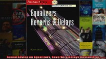 Sound Advice on Equalizers Reverbs  Delays InstantPro