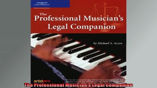 The Professional Musicians Legal Companion