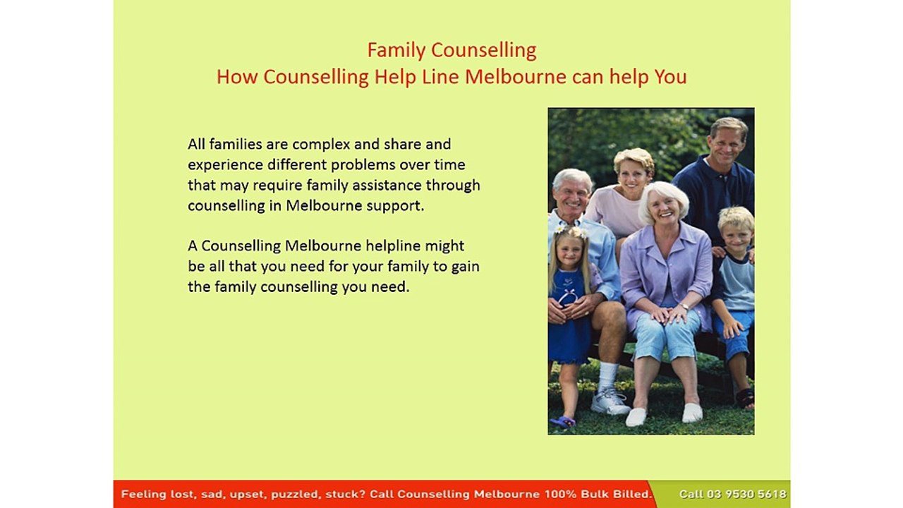Counselling Help Line Melbourne - Bulk billed counseling in Melbourne