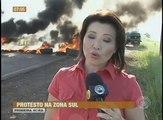 Moradores da zona sul fecham rodovia em protesto pela morte de motociclista (13/01)