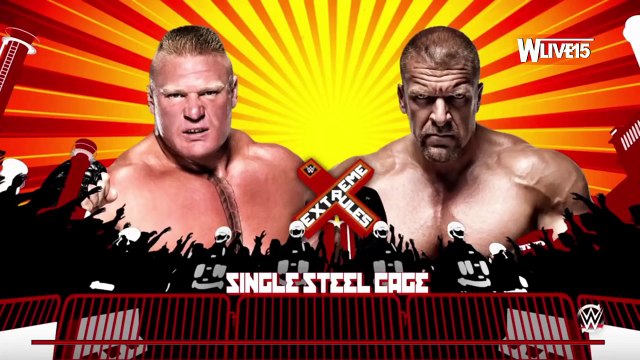Brock Lesnar vs Triple H - Steel Cage Match Extreme Rules - WWE 2K16 Simulation