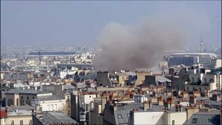 Reports of explosion & evacuation in central Paris