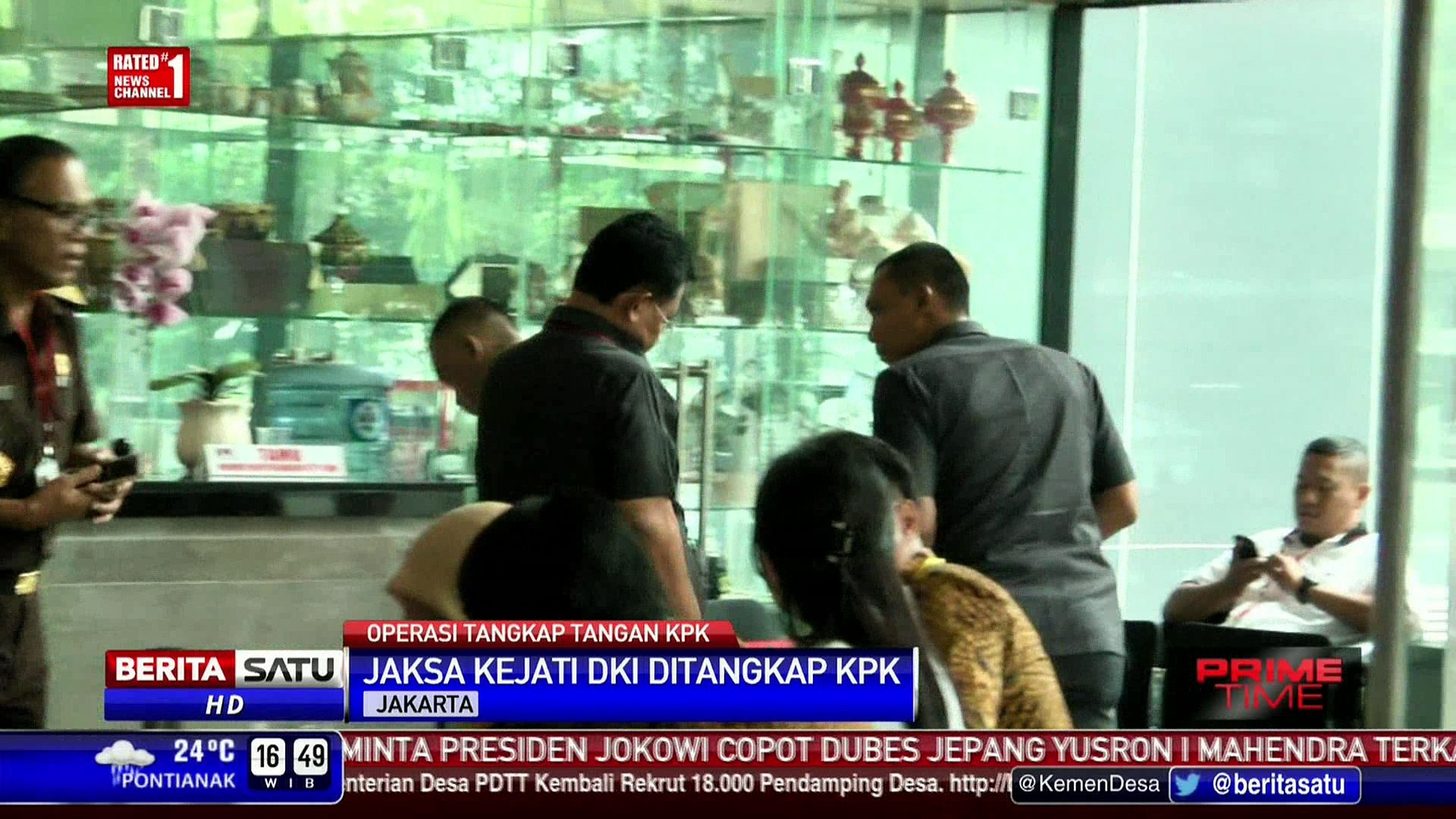 ⁣OTT KPK Menjaring Jaksa Kejati DKI