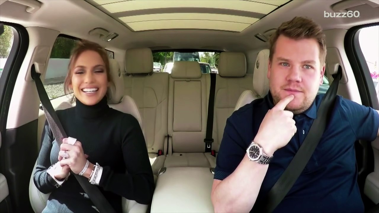 Leonardo DiCaprio texting Jennifer Lopez during Carpool Karaoke makes it the best one yet