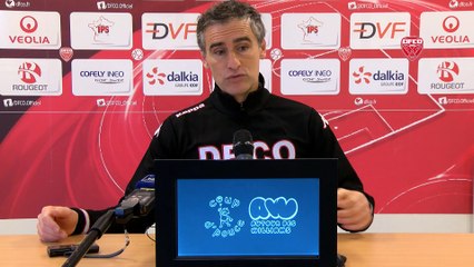 Conférence de presse d'Olivier Dall'Oglio avant DFCO-Nancy