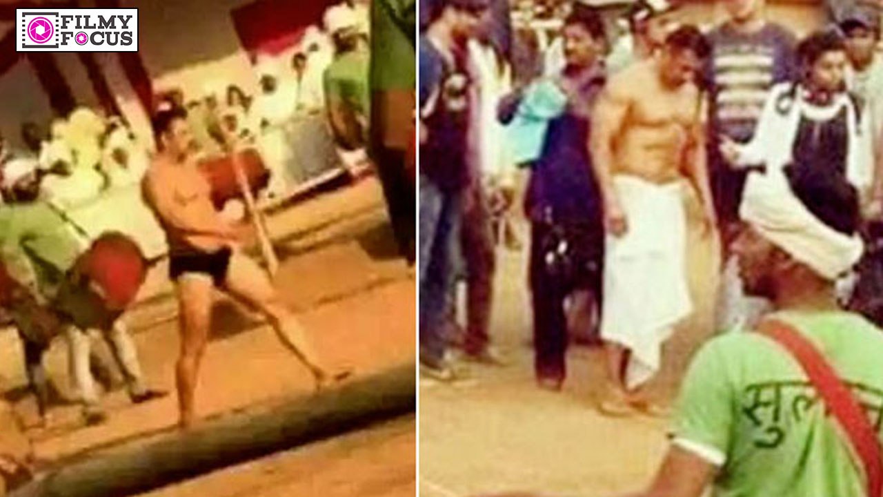 Salman Khan In Langot Leaked Stills Form Sultan’s Sets - Filmyfocus com