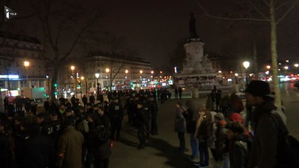 #NuitDebout, une mobilisation de nuit Place de la République contre le projet de Loi Travail