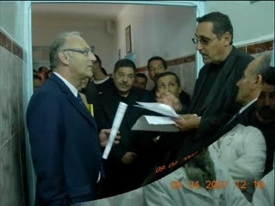 Le Maire de Joué-lès-Tours à Hadjadj avril 2007